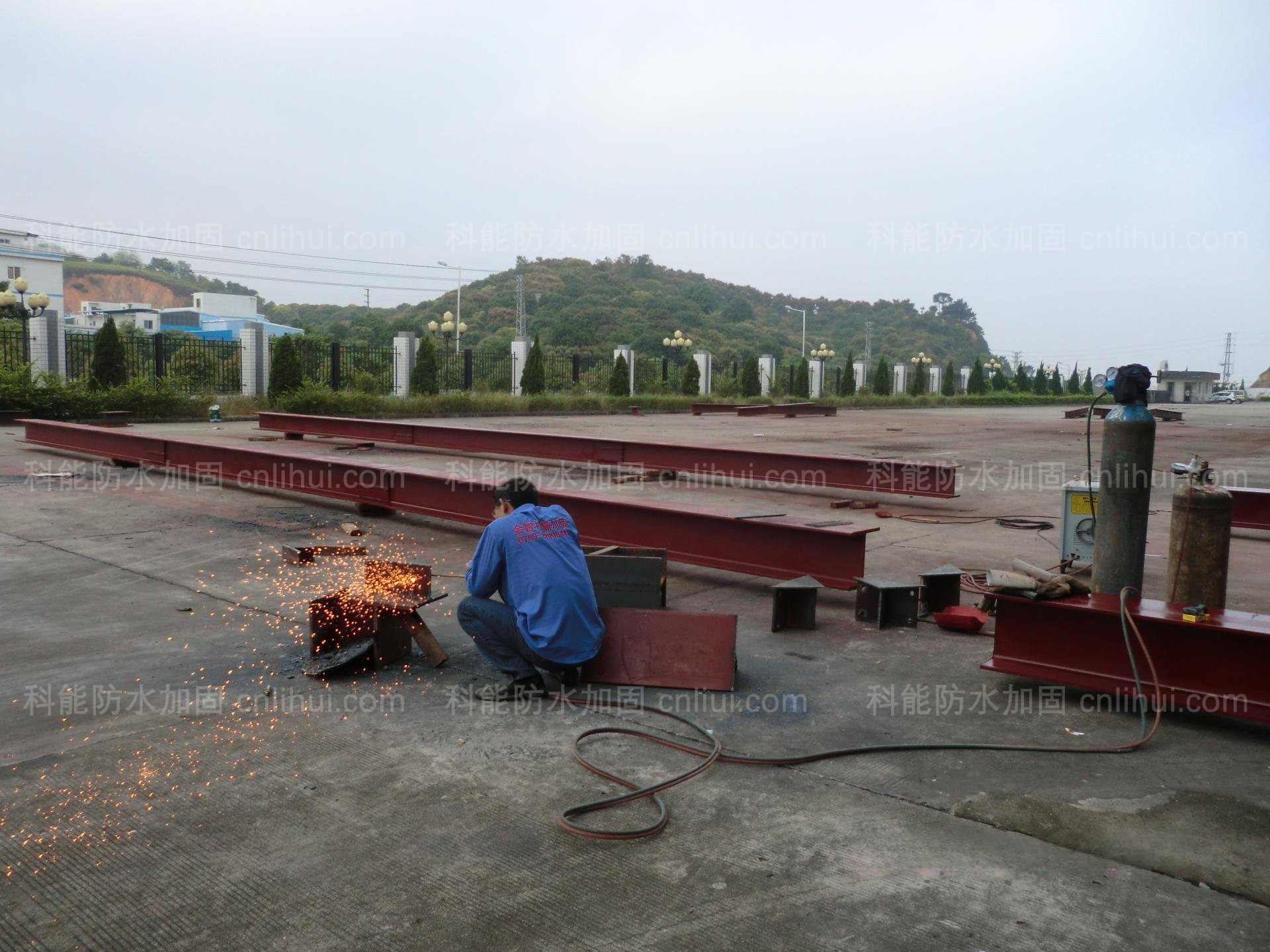 佛山钢结构钢材构件施工